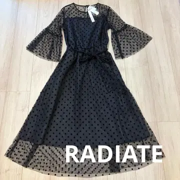 [미사용 새상품] RADIATE 도트 무늬 롱 원피스 야마다야 튤 9호