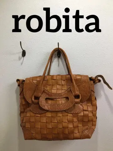 [ robita ] 숄더백 브라운