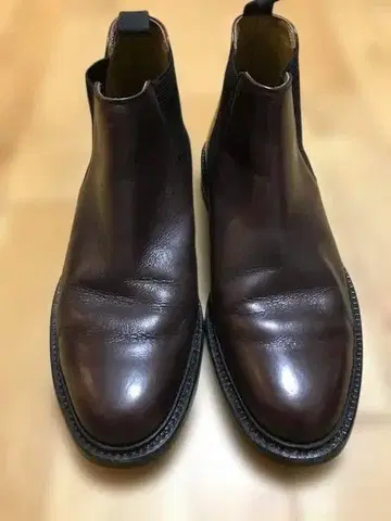 REGAL 리걸 남성용 사이드 고어 숏부츠 다크 브라운 25cm