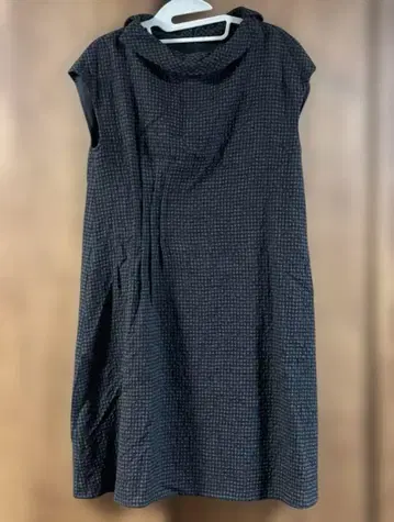 센소유니코 이오콤이오 원피스 오버롤 스커트 블랙 체크