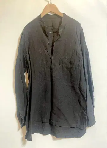 KLASICA 다크 그레이 긴팔 셔츠