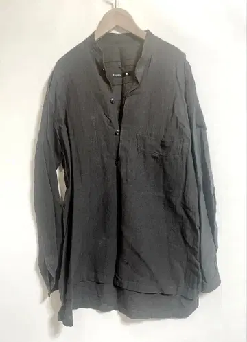 KLASICA 다크 그레이 긴팔 셔츠