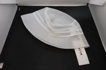 [ 새상품 ] ENVYM 시스루 버킷 햇 화이트