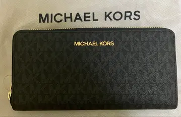 미사용 새상품 MICHAEL KORS 블랙 장지갑 마이클코어스