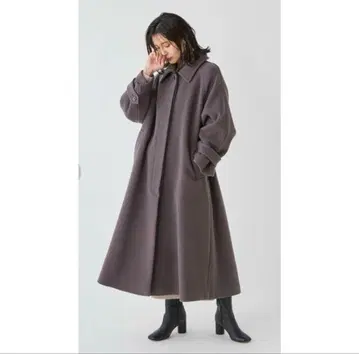 프레이 아이디 FRAY I.D 발마칸 롱 코트 모카 0