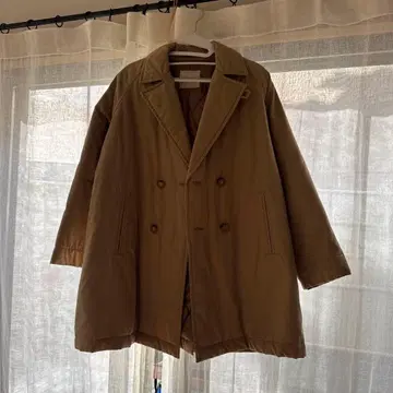 베이지 더블 브레스트 테일러드 자켓