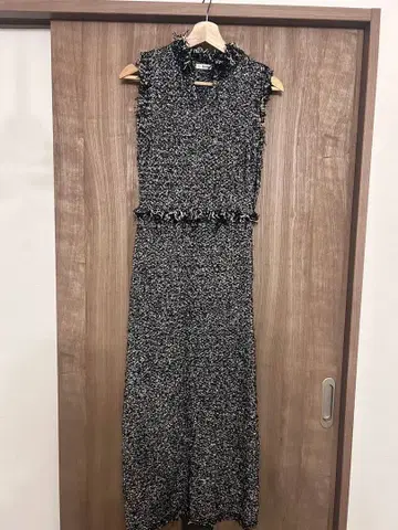 snidel 트위드 니트 원피스