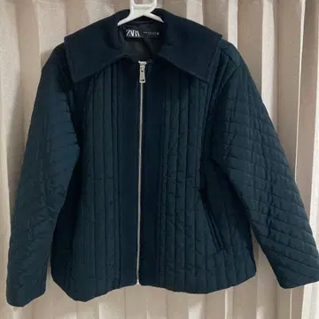 zara 세일러 카라 퀼팅 자켓