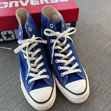 미사용 CONVERSE 파랑 하이컷 스니커즈
