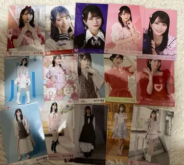 사사키 마이카 생사진 15장 캔뱃지 2개 묶음 판매