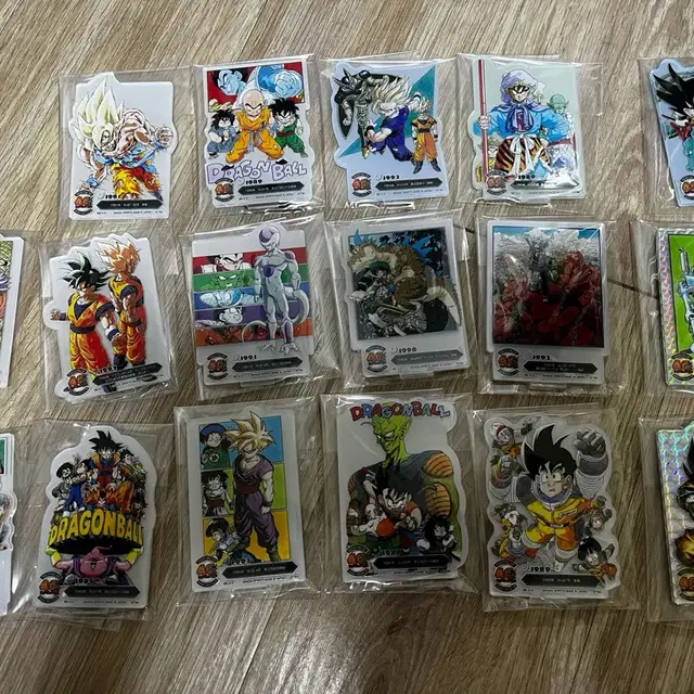 드래곤볼 40주년 재일복권 F상 아크릴스탠드 17종 일괄