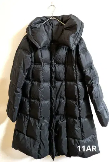 블랙 아우터 롱 코트 여성용 따뜻한 겨울 11AR