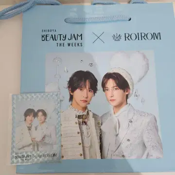 ROIRoM 시부야 뷰티 잼 쇼핑백 스티커