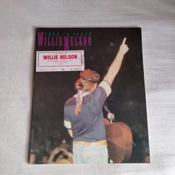 윌리 넬슨 Live in Japan 팜플렛과 반권