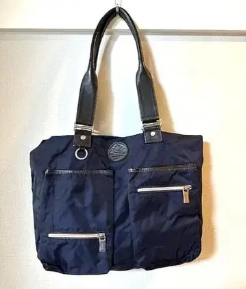 오로비안코 토트백 나일론 x 가죽