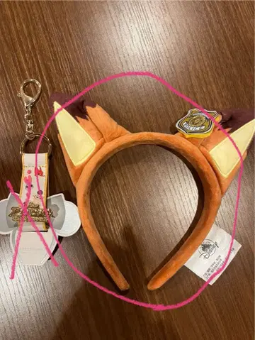 주토피아 닉 머리띠 상하이 디즈니