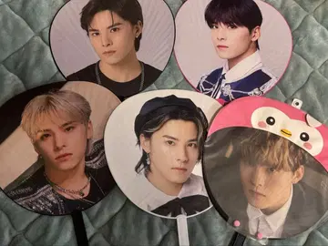 JO1 카와니시 타쿠미 부채 세트 JOCHUM 부채 커버 뽀뽀