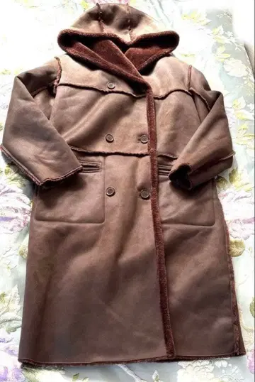 moussy 마우지 스웨이드 느낌 리버시블 후드 부착 브라운 새상품