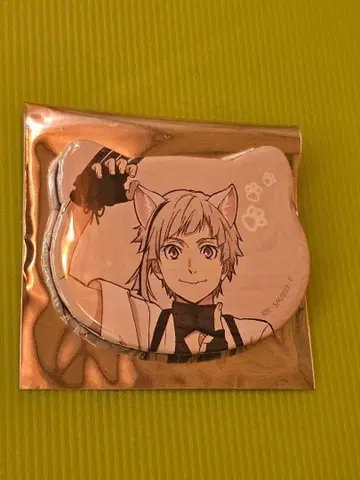 문스토 난자타운 문호 스트레이독스 고양이형 캔뱃지 나카지마 아츠시