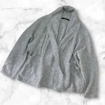 프레임워크 ALPACA MIX FUR 가운 가디건 그레이 23AW