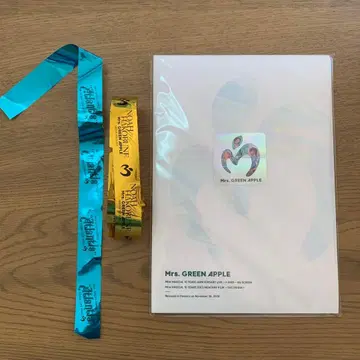 Mrs.GREEN APPLE 영화 팜플렛 & 혜택 씰 & 금 테이프