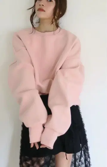 miiesmiim 맨투맨 핑크