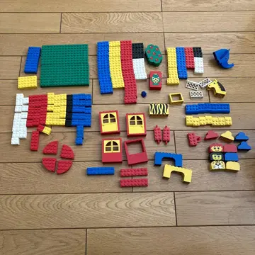 LEGO 부품 세트 빨간색 (버킷 없음)