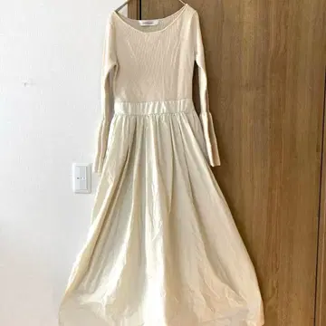 LAGUNAMOON 아이보리 롱 원피스 0042