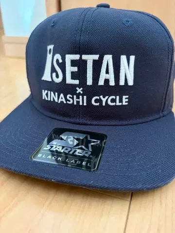 ISETAN x KINASHI CYCLE 캡 네이비