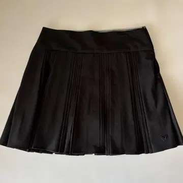 CALLAWAY 블랙 플리츠 스커트