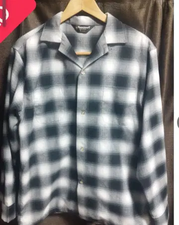 타운크라프트 옴브레 체크 셔츠