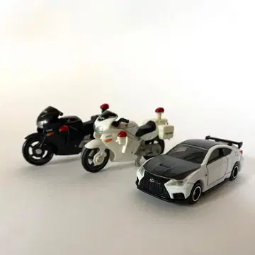 토미카 경찰 오토바이 검은 오토바이 순찰차