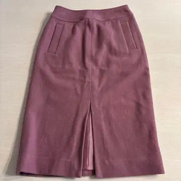 SLOBE IENA 핑크 타이트 스커트 슬릿