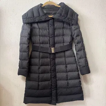 allegri 다운 자켓 다크 그레이 후드 부착