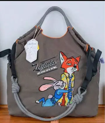 주토피아 주디 닉 토트백 L 사이즈