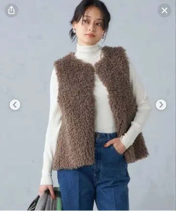 택 포함 새상품 SHIPS 푸들 퍼 본딩 지 레