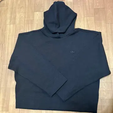 adidas 후드 부착 후드티 XL 블랙