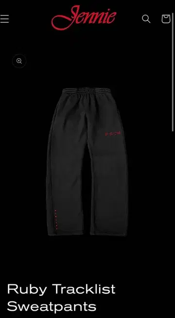 Jennie Ruby Tracklist Sweatpants