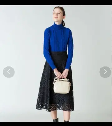 새상품급 [ LOULOU WILLOUGHBY ] 서클 레이스 스커트