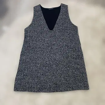 mizuiro ind 트위드 V넥 베스트