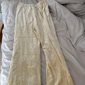 [ Ungrid ] 벨로아 자수 팬츠