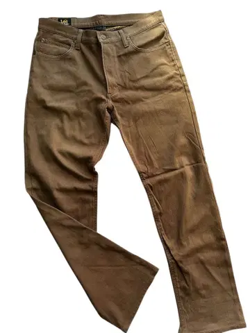 에드윈 Lee 데님 팬츠 속기모 브라운 33인치