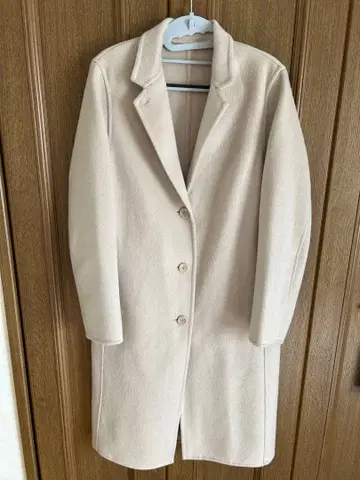 UNIQLO 베이지 체스터 코트 M 사이즈