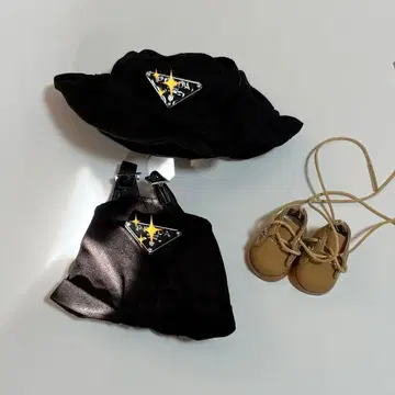 러브브 의류 코스튬 POP MART 블랙 3종 세트 부츠 포함