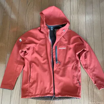 mont-bell 빨간색 후드 부착 마운틴 파카 M