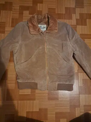 주말 한정 가격 Bermans 스웨이드 가죽 자켓 80s 70s