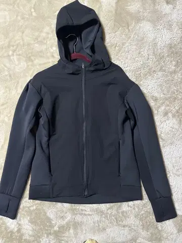 블랙 풀 집업 마운틴 파카