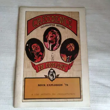 CREEDENCE CLEARWATER REVIVAL 콘서트 프로그램
