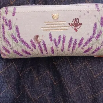 다얀 라벤더 패턴 장지갑