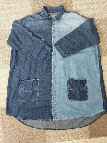 RODEO CROWNS 데님 셔츠 긴팔